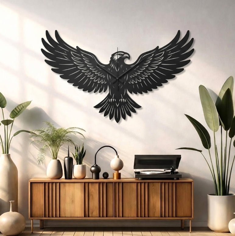 New Design Eagle Clock