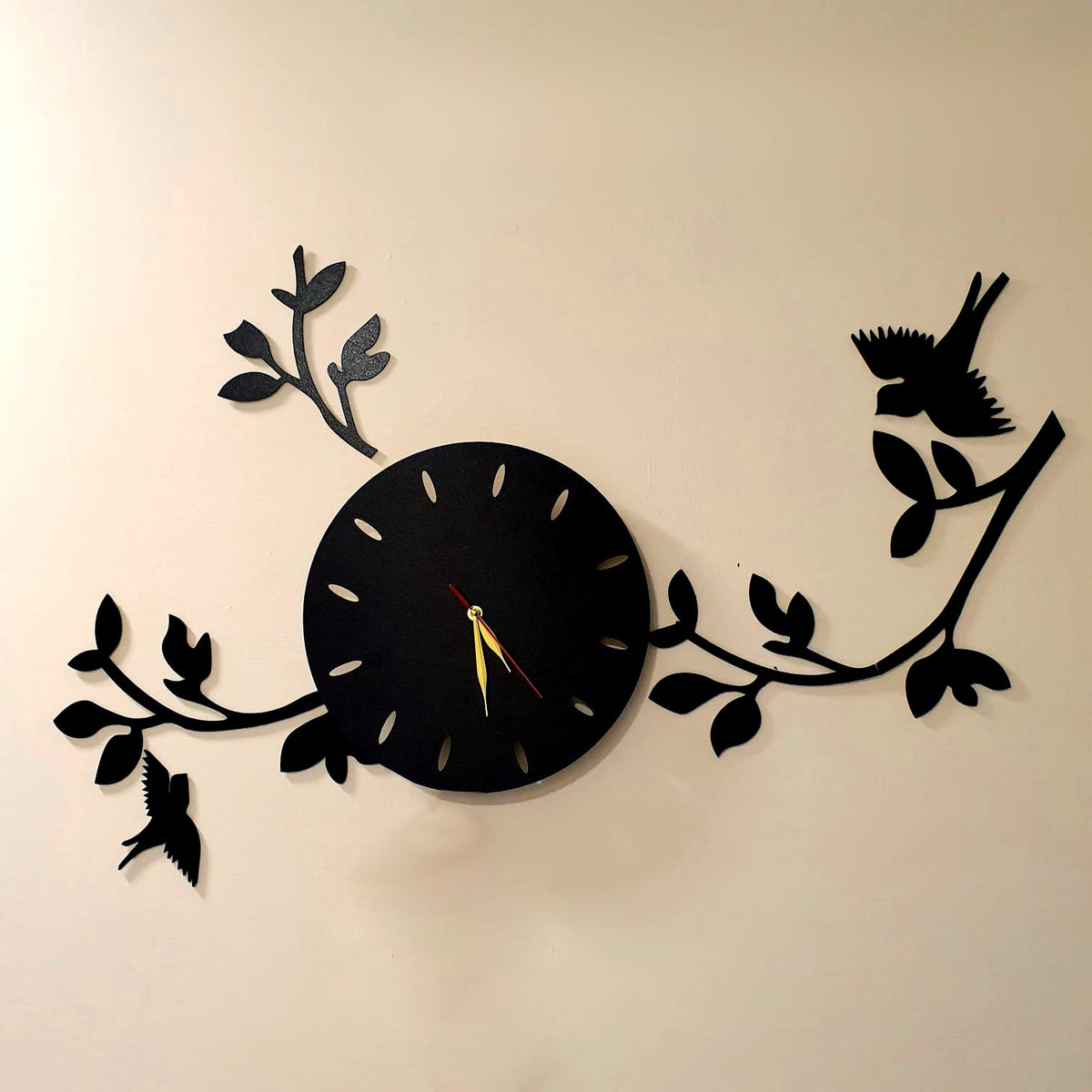 Birds On Branches Clock