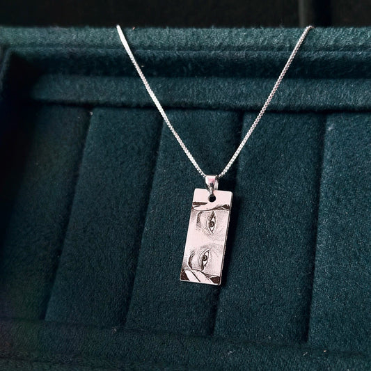Laser Engraved Necklace
