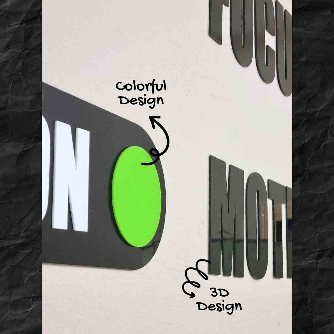 Focus wall art Colorful