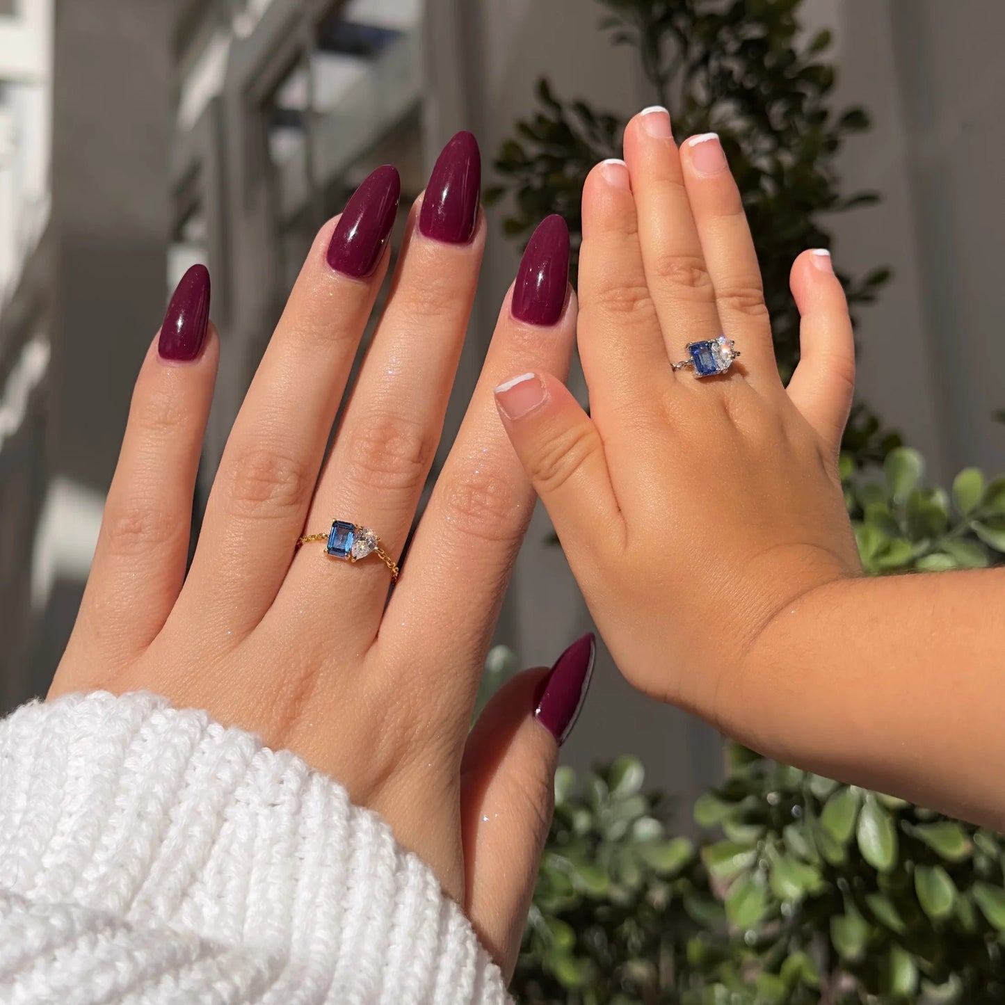 Friendship Heart Chain Ring