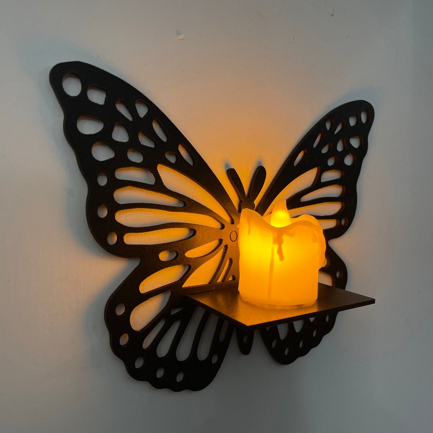 DIY Miniature shelves Wooden | Butterflies