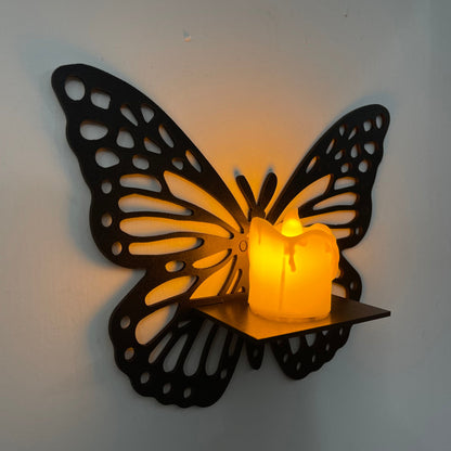 DIY Miniature shelves Wooden | Butterflies
