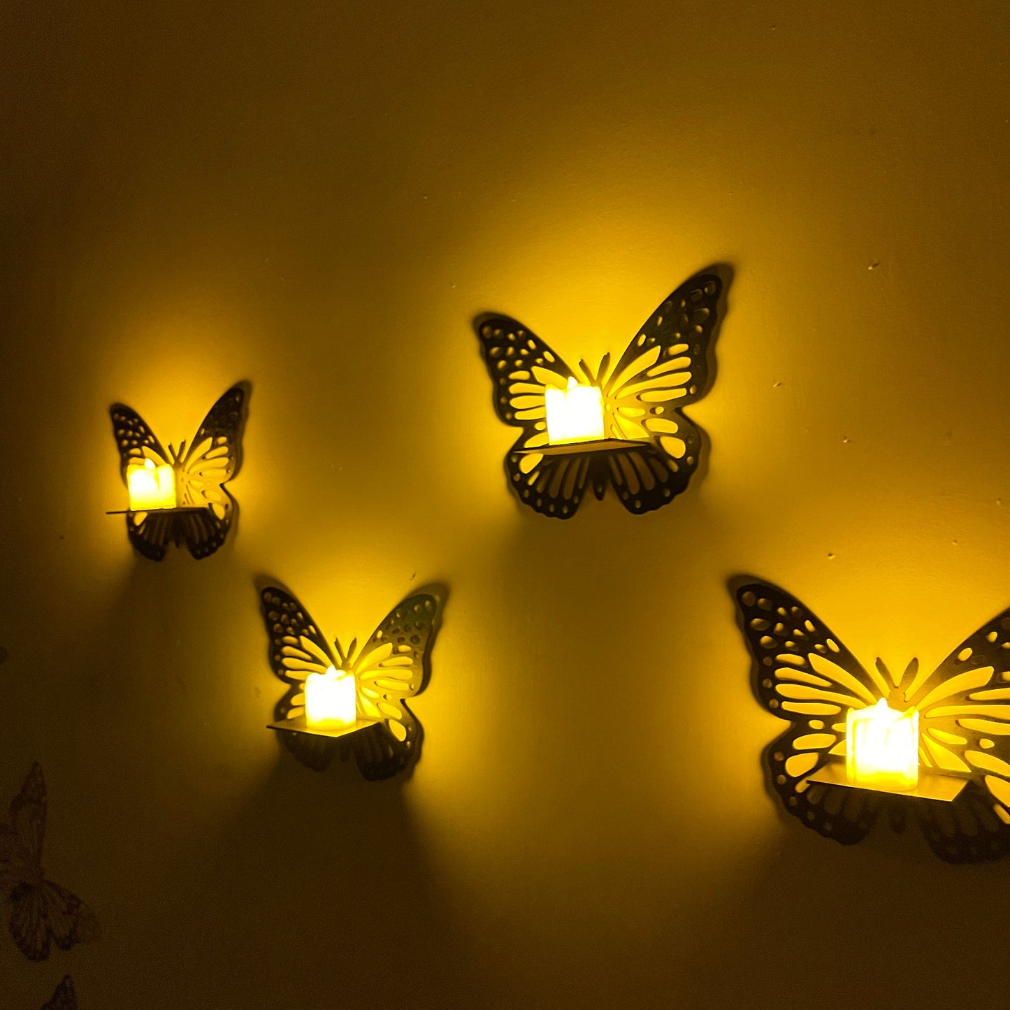 DIY Miniature shelves Wooden | Butterflies