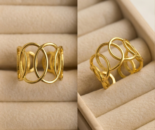 Interlooped Glow Ring