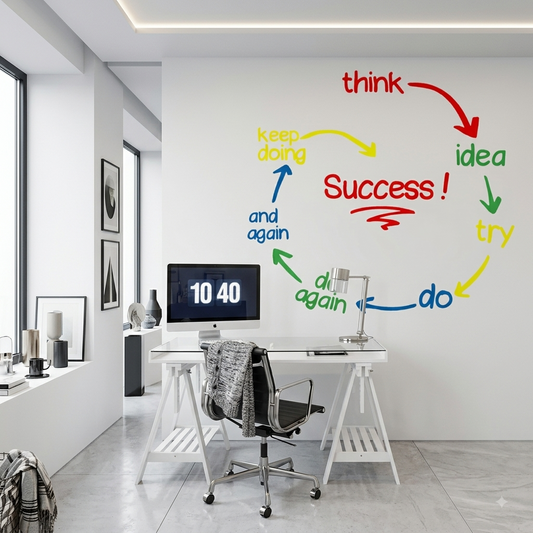 Colorful Success Wall Art