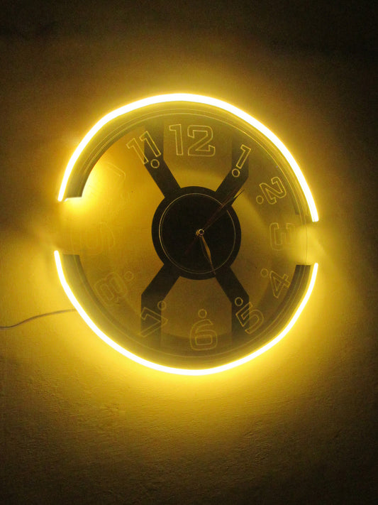 Modern Style Neon Clock Ambient Light