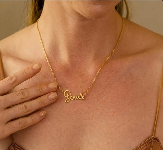 Personalized Name Necklace |Minimalist Layering Jewelry
