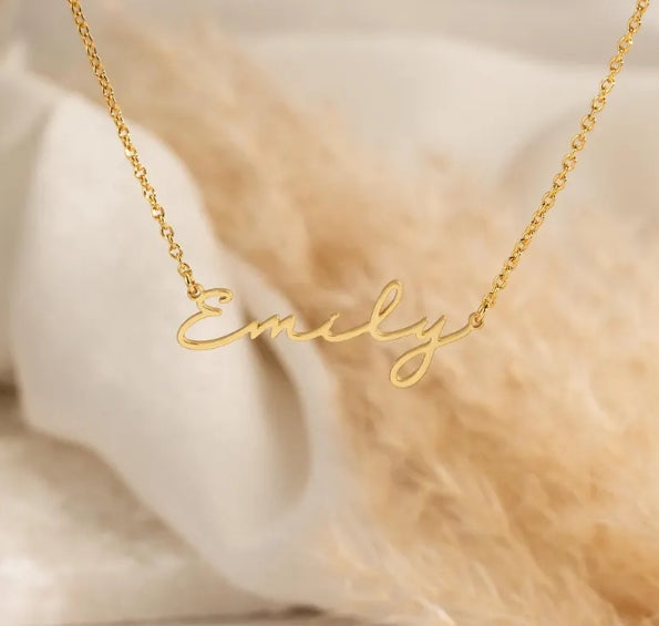 Personalized Name Necklace |Minimalist Layering Jewelry