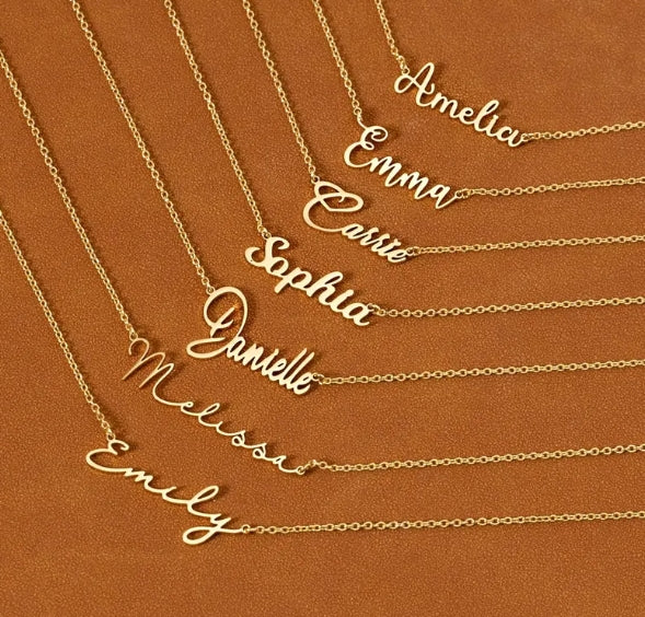 Personalized Name Necklace |Minimalist Layering Jewelry