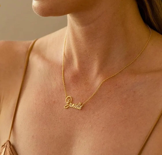Personalized Name Necklace |Minimalist Layering Jewelry