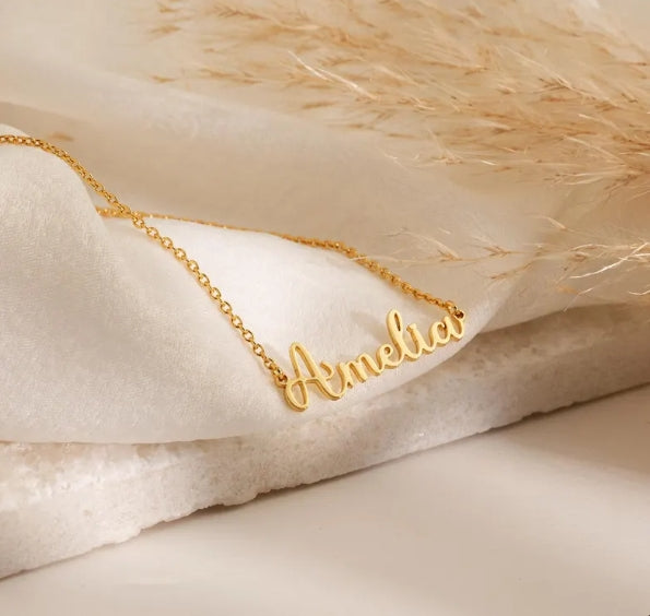 Personalized Name Necklace |Minimalist Layering Jewelry