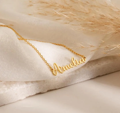 Personalized Name Necklace |Minimalist Layering Jewelry