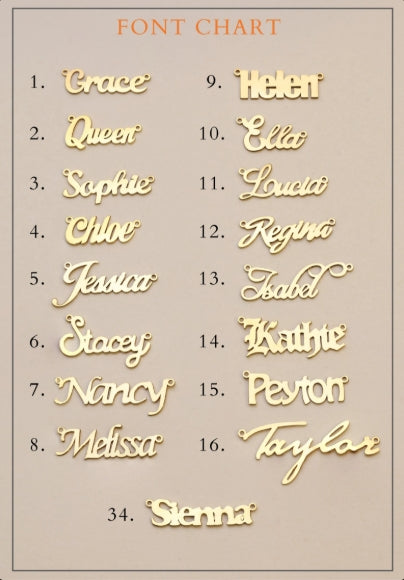 Tiny Name Necklace _ 18K Gold Plated Personalized Necklace