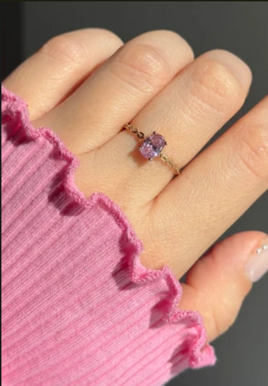 PINK Self-Love Chain Ring