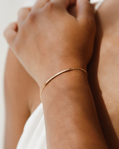 Tiny Bar Personalized Bracelet