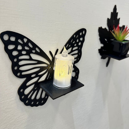 DIY Miniature shelves Wooden | Leaves