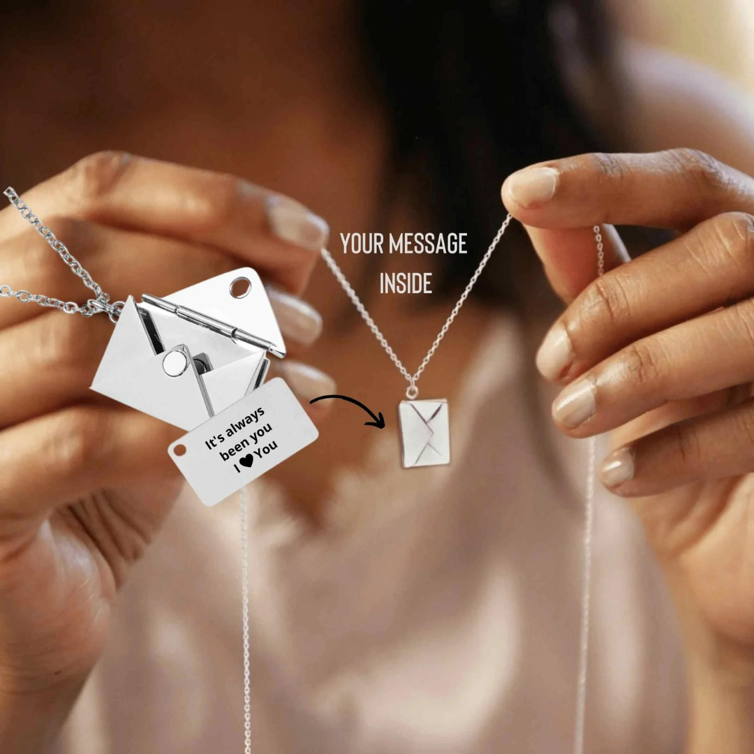 Envelope Message Necklace