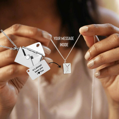 Envelope Message Necklace