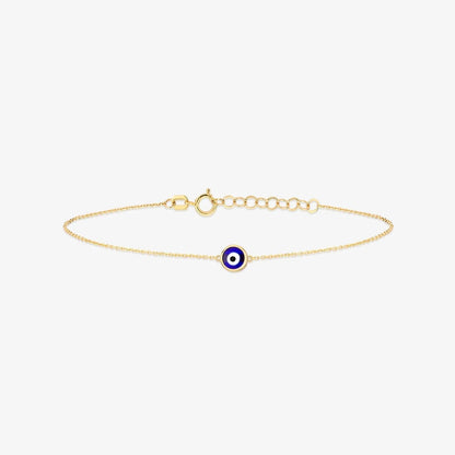 Minimal Evil Eye Bracelet