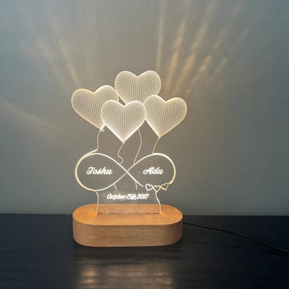 Customized 3D Illusion Lamp