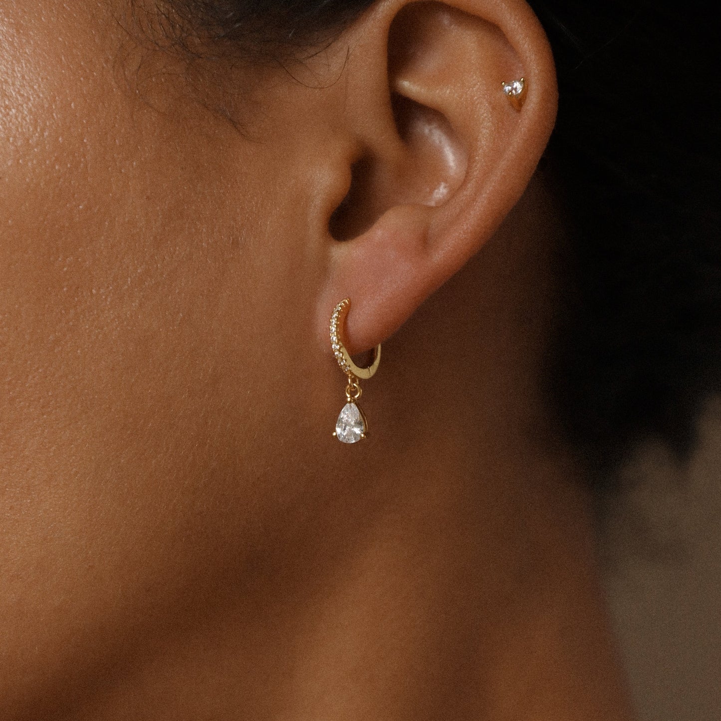 Diamond Drop Earrings