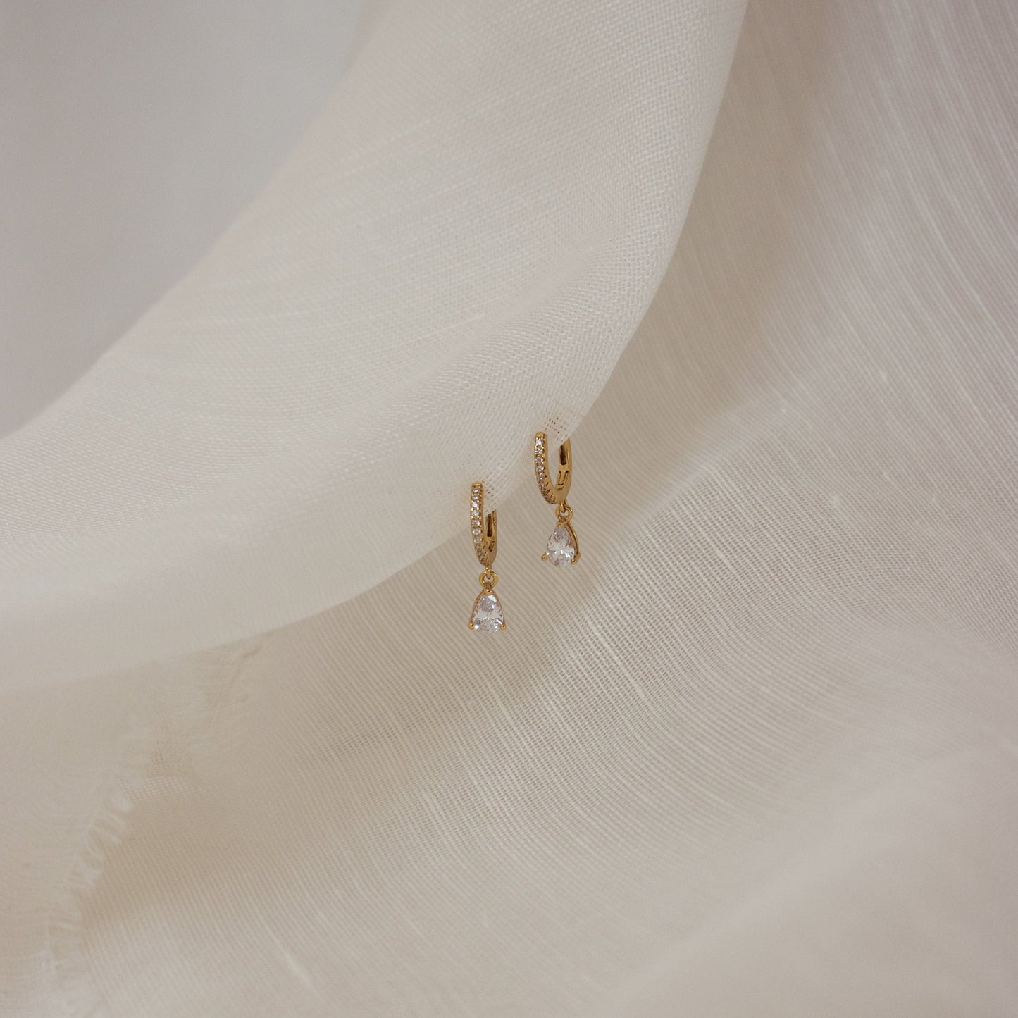 Diamond Drop Earrings