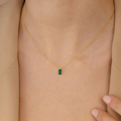 Maira Emerald Necklace