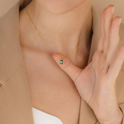 Maira Emerald Necklace