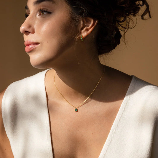 Maira Emerald Necklace