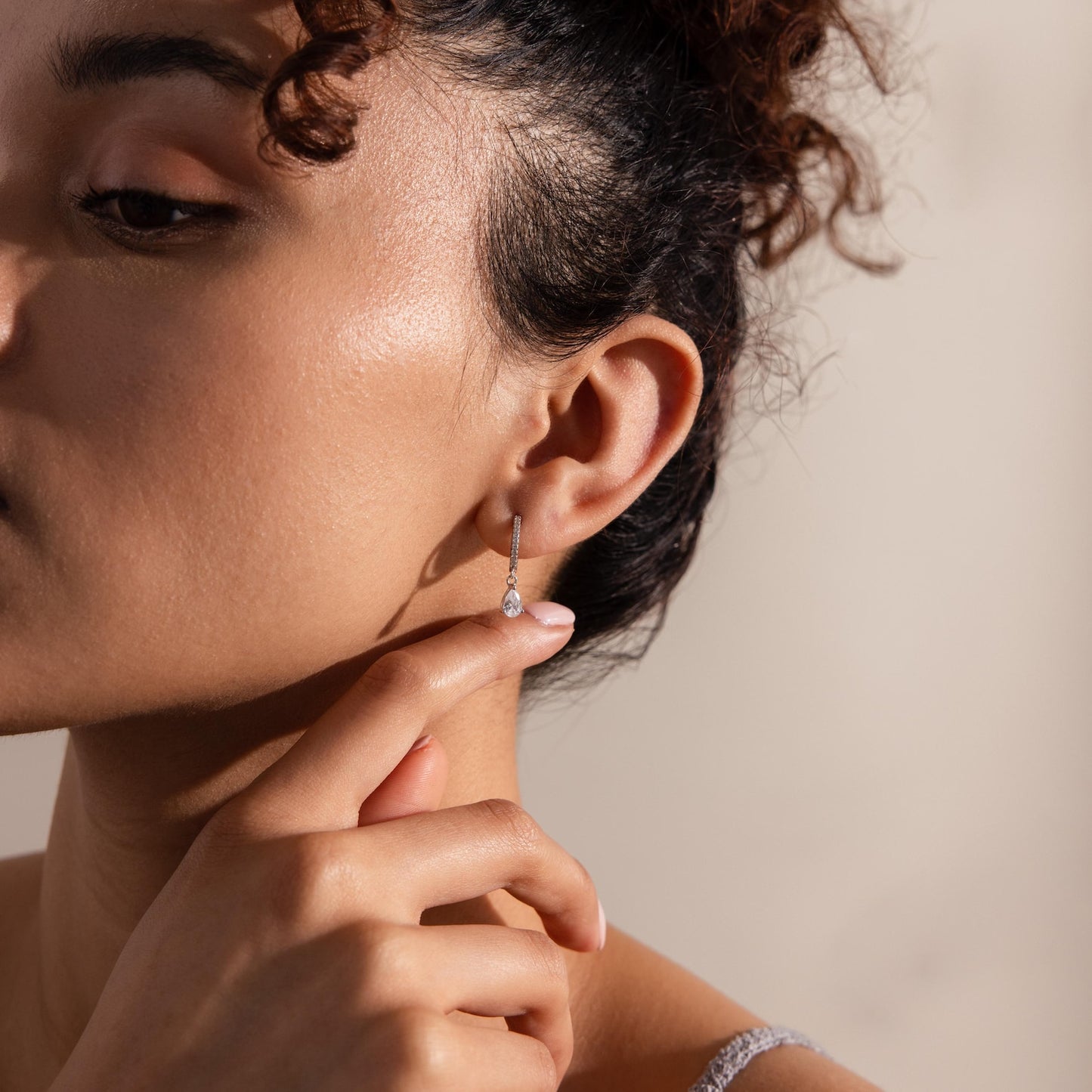 Diamond Drop Earrings