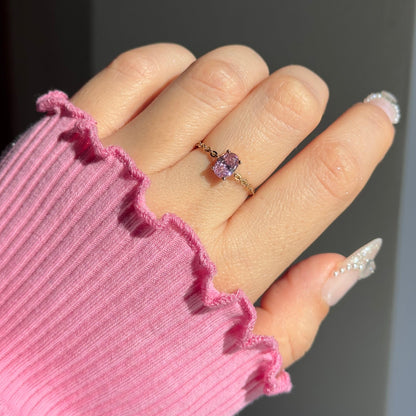 PINK Self-Love Chain Ring