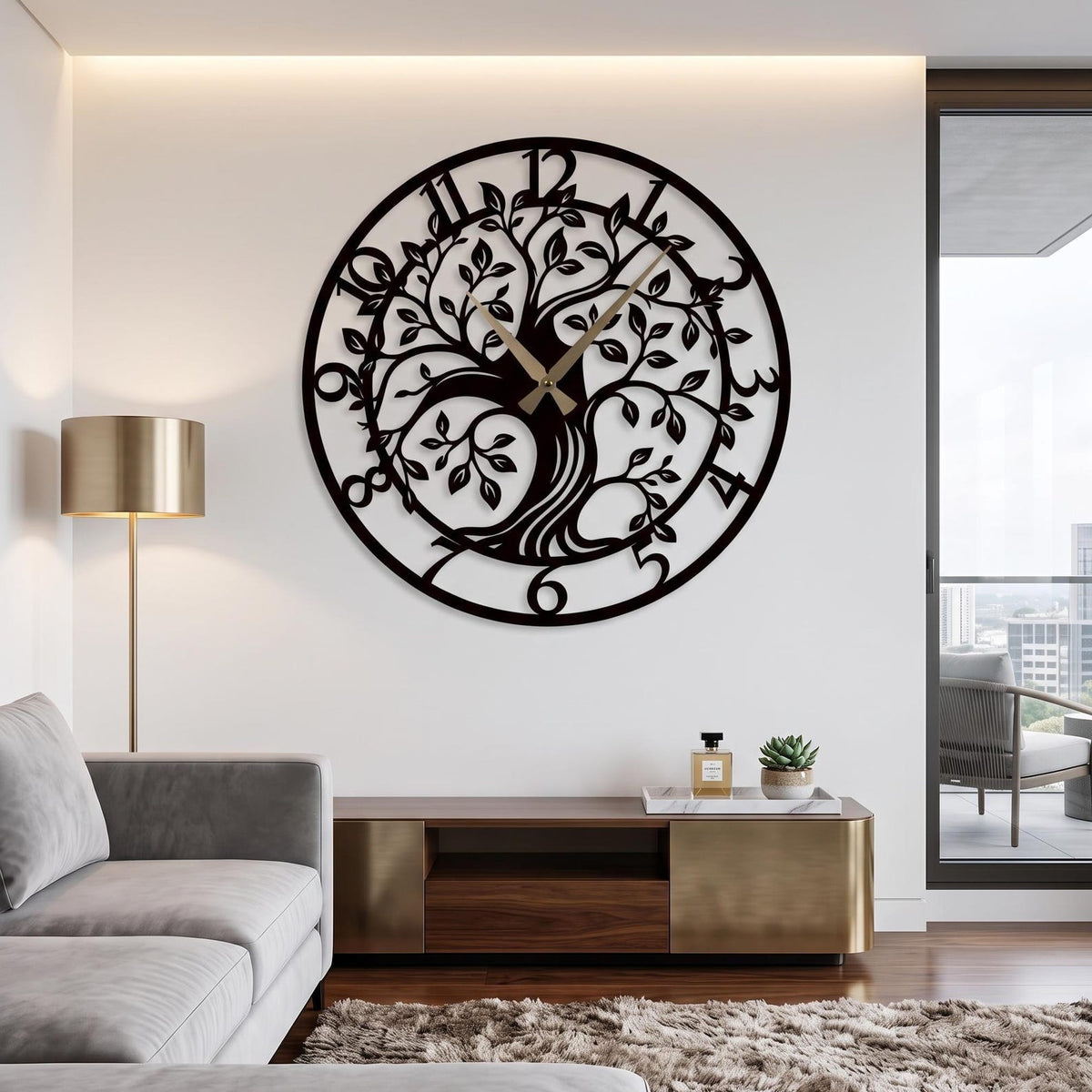 Beautiful Tree clock New Design