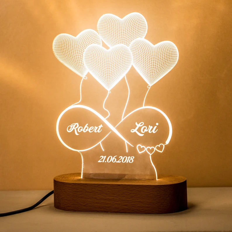 Customized 3D Illusion Lamp