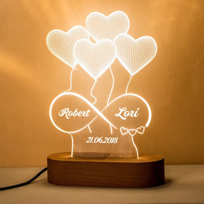 Customized 3D Illusion Lamp