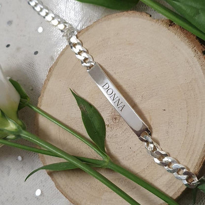 Customized Cuban Id Bracelet