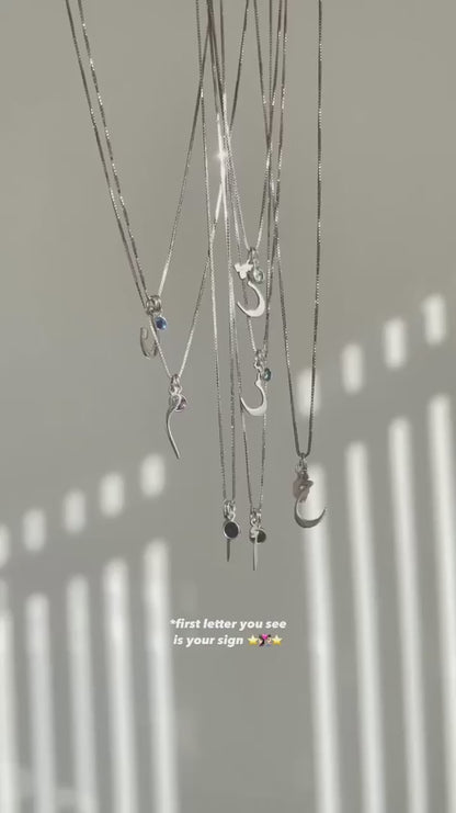Initial Arabic With Birthstone