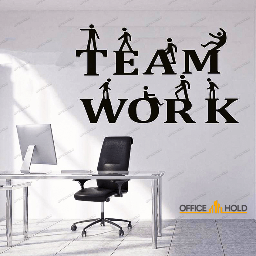 Teamwork 3D Acrylic Wall Art for Office