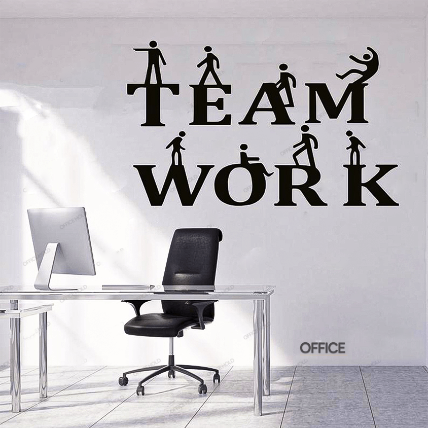 Teamwork 3D Acrylic Wall Art for Office