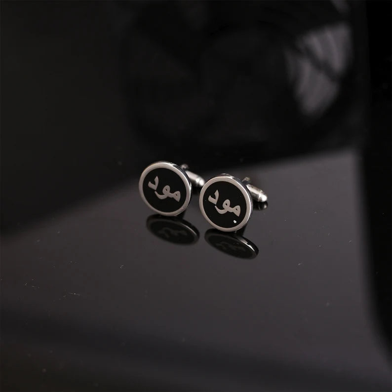 Urdu Stone Cufflinks - New Edition
