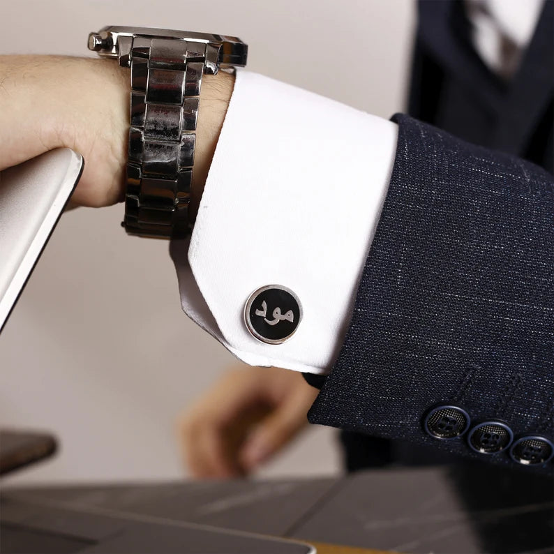 Urdu Stone Cufflinks - New Edition