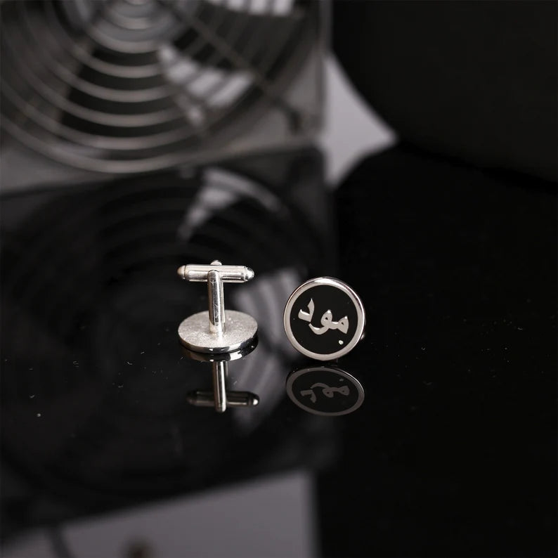Urdu Stone Cufflinks - New Edition